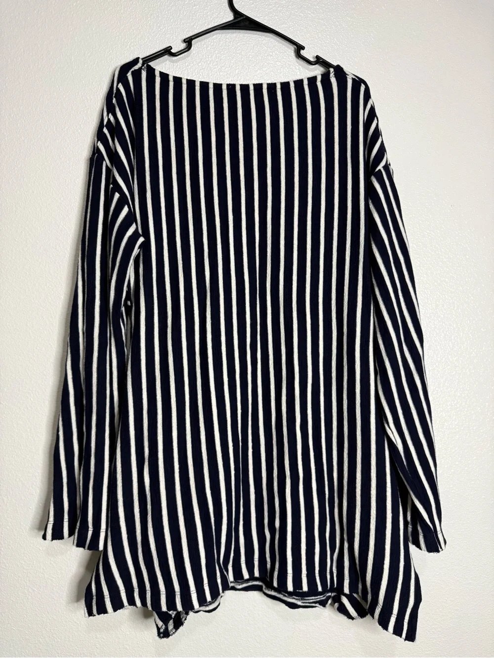 Intimately Free People Come On Over Navy/White Striped Tunic